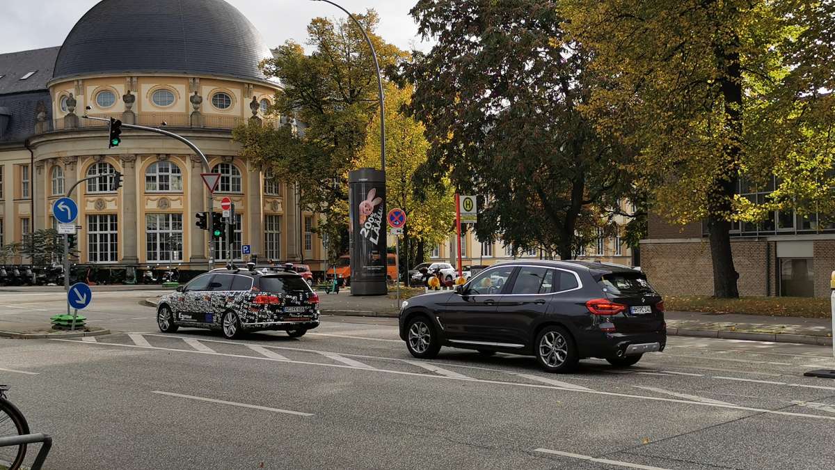 Essai en ville à Hambourg d'un véhicule autonome