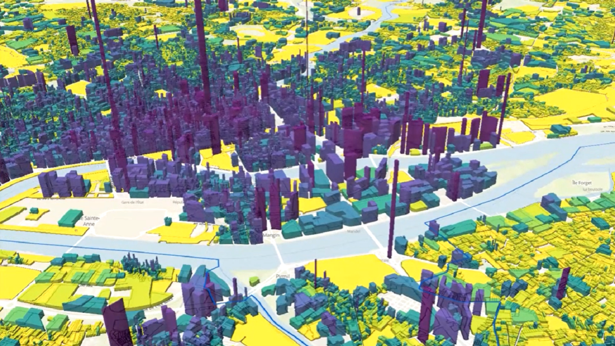 Visualisation Urbansimul