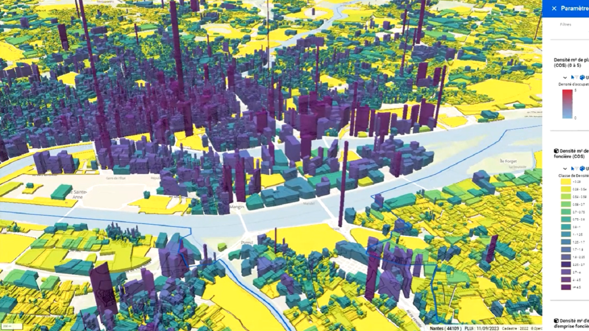 Visualisation Urbansimul