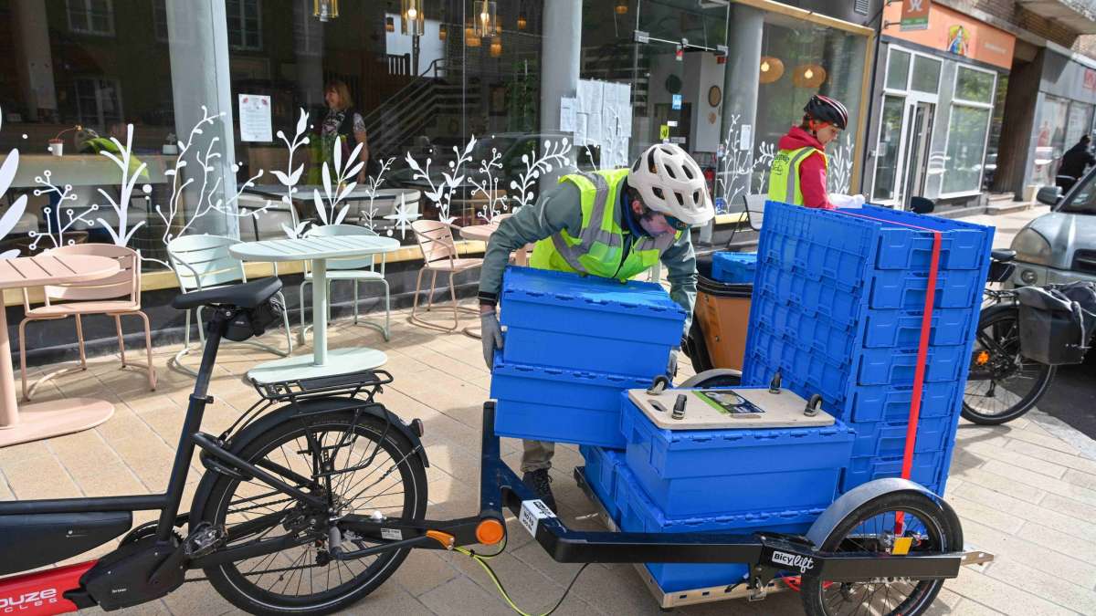 vélo cargo pour la livraison à Dunkerque
