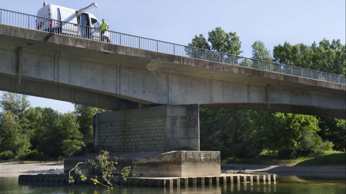 Inspection d'un pont