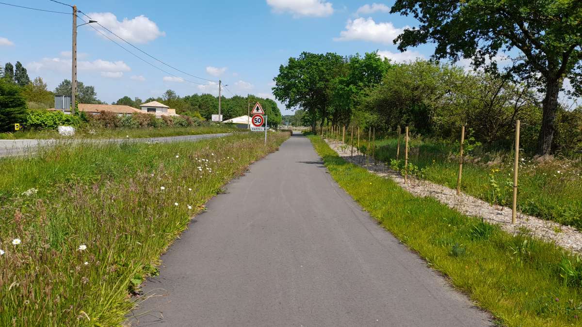 aménagement cyclable hors agglomération