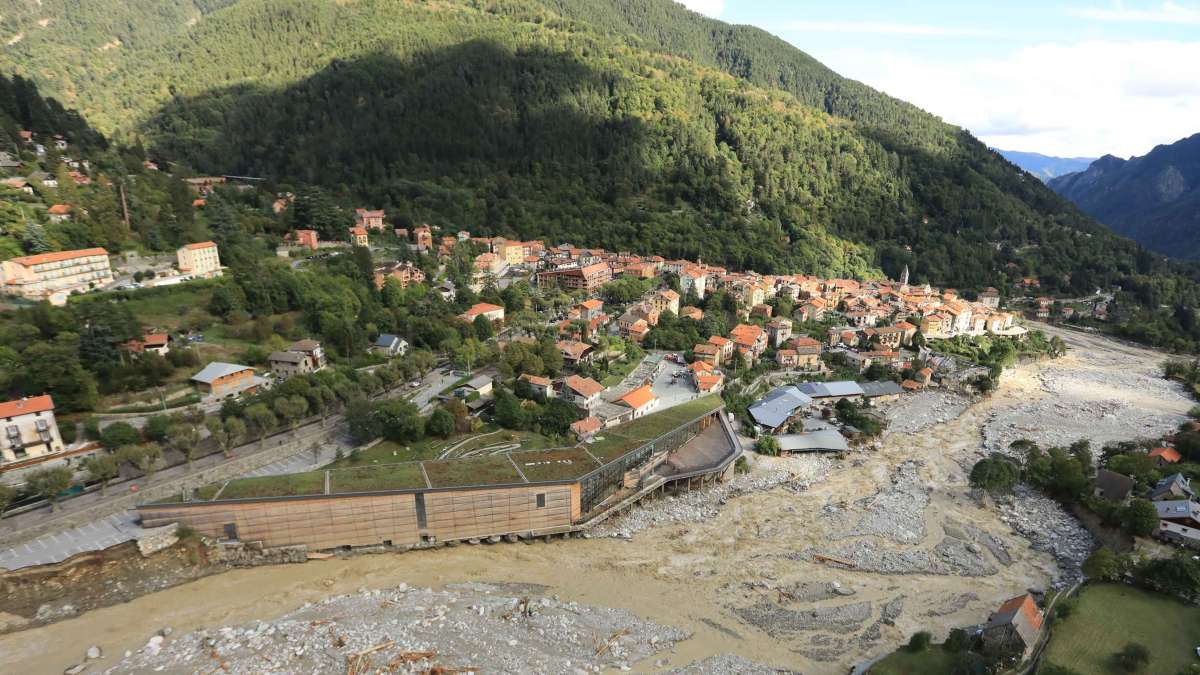 Crue dans la vallée de la Roya