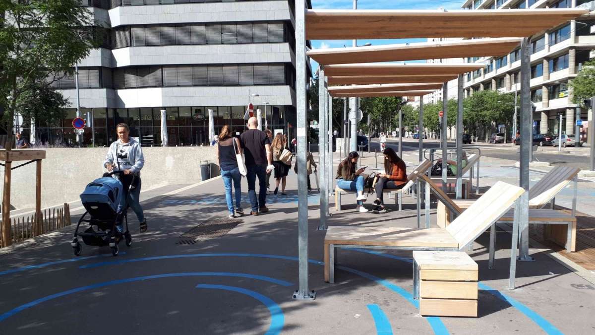 marques d'animation pour les piétons - espaces publics