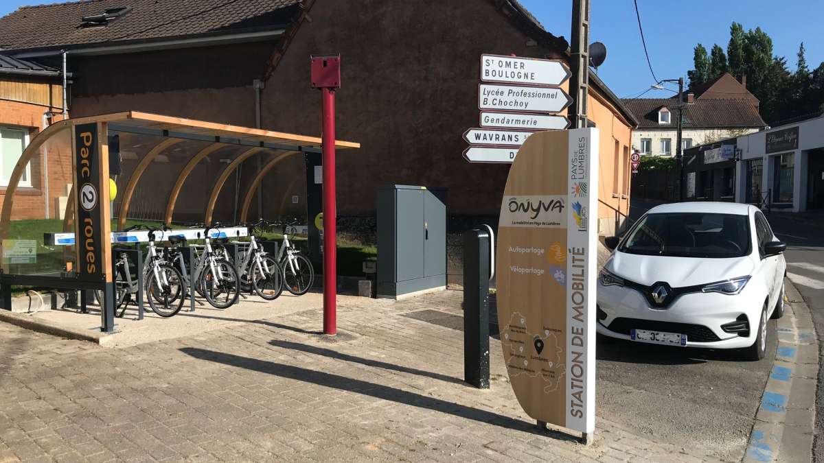 Station de mobilité Onyva au Pays des Lumbres