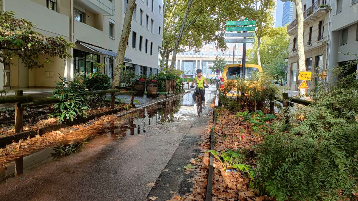 Adaptation des aménagements cyclables au changement climatique