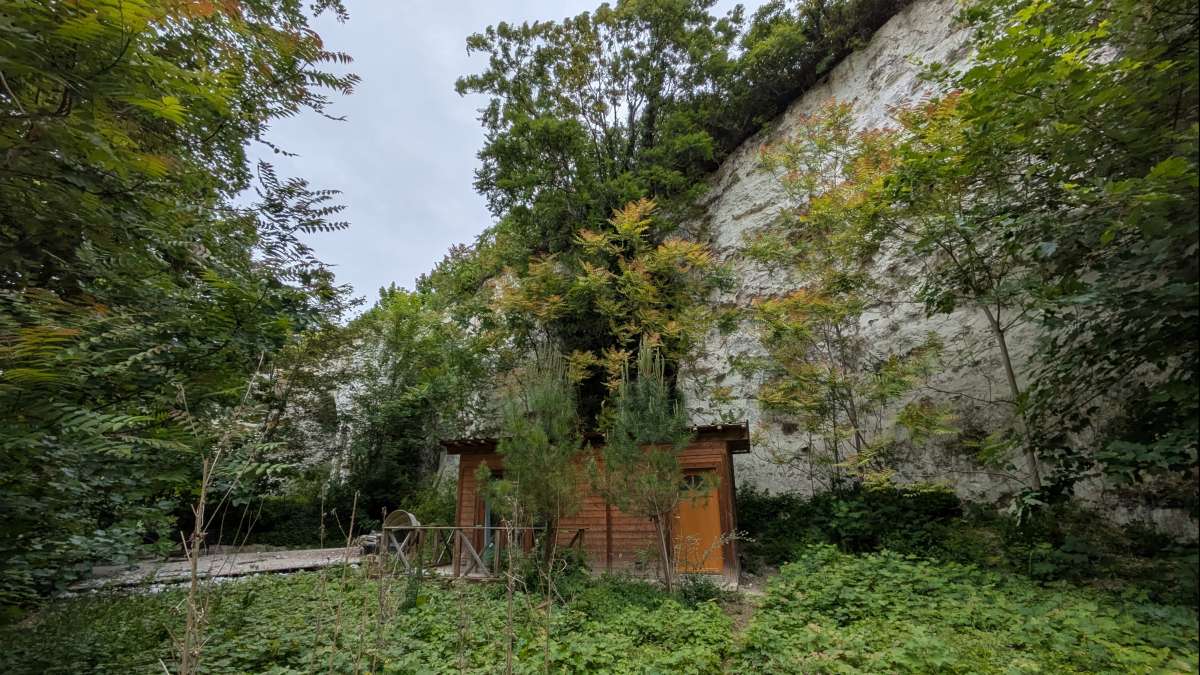 Falaise de craie à Ivry-la-Bataille