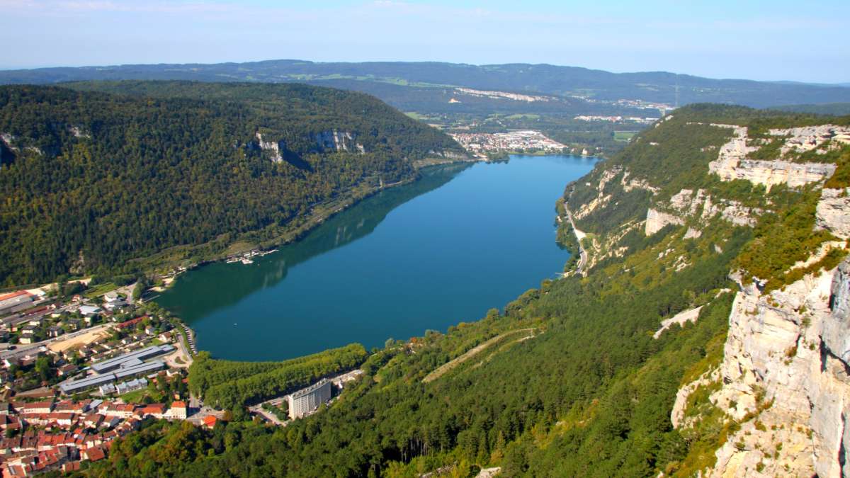 Nantua et le lac de Nantua (Ain)