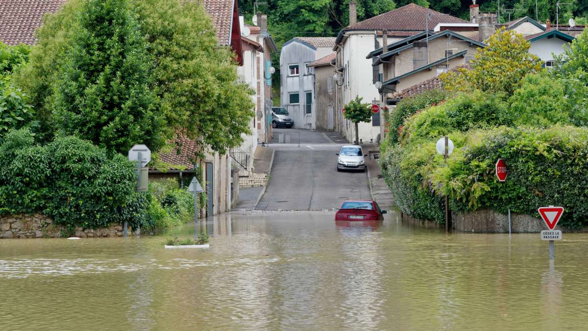 Inondation dans les Landes