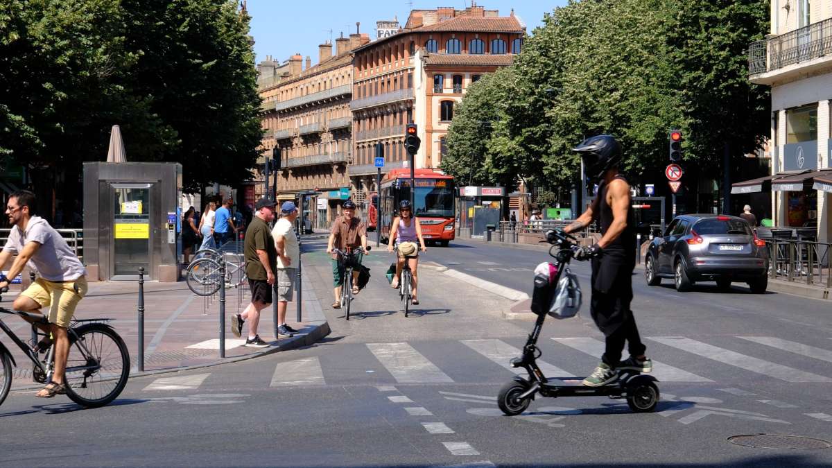 Modes actifs à Toulouse