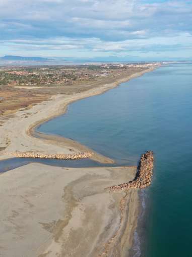littoral de la côte sableuse catalane
