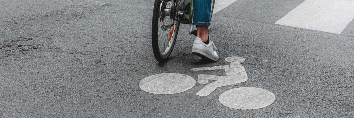 Marquage au sol vélo