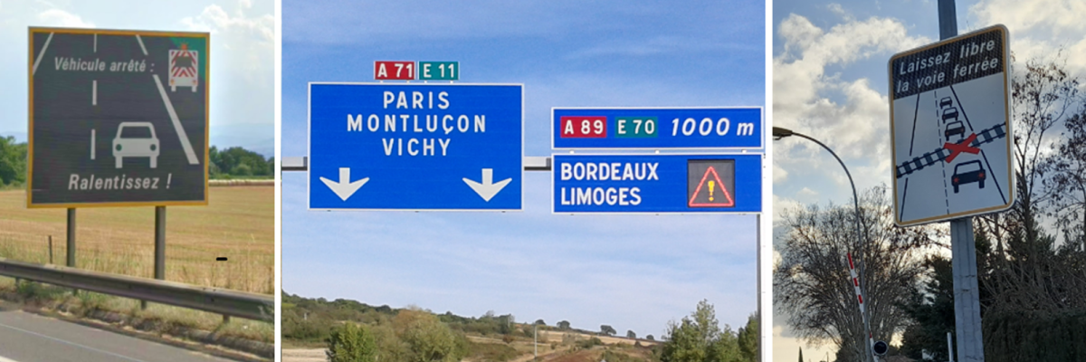Signalisation routière - Copyright Cerema