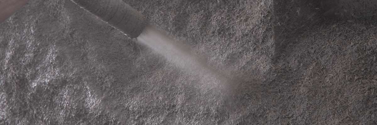 Photo béton de chanvre