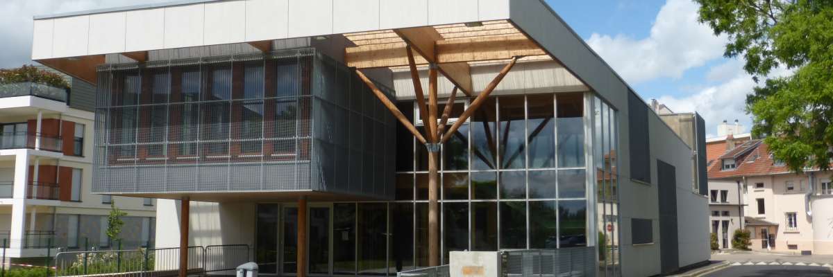 Longeville les Metz, Centre socio culturel, Plan libre Architecte 