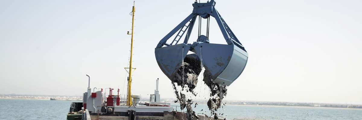 Dragage de sédiments 