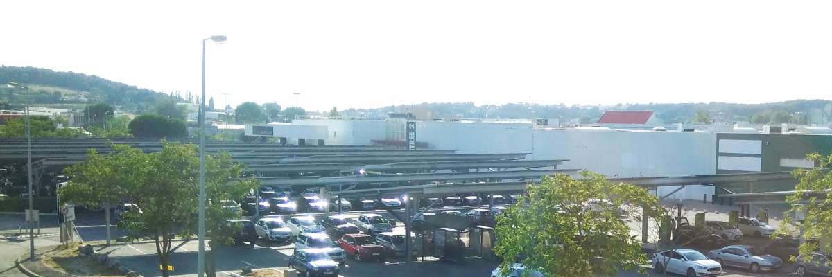 Ombrière de parking - Plan de Campagne