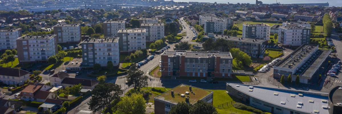 quartier prioritaire de la ville à Dieppe