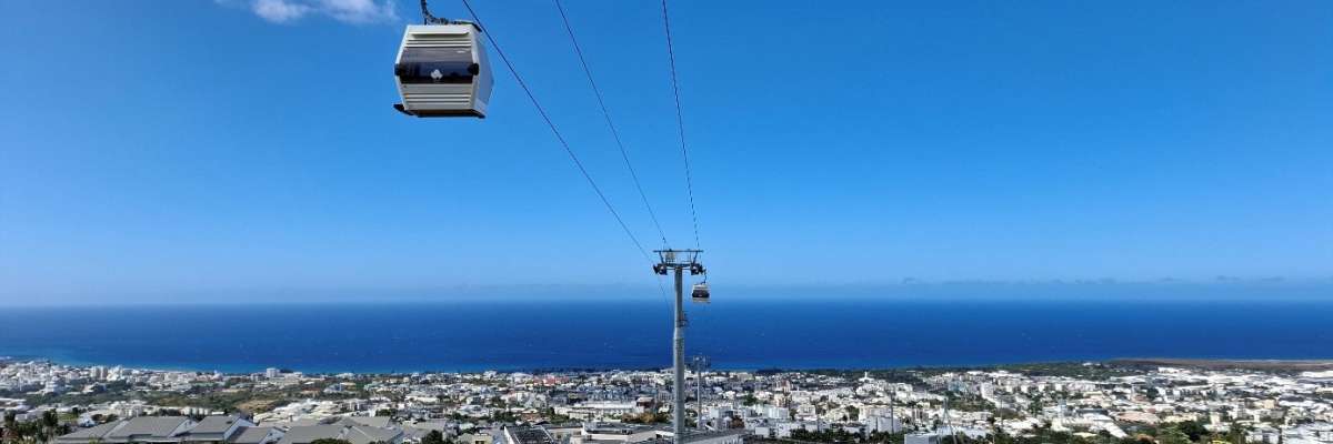Transport par câble Papang à la Réunion
