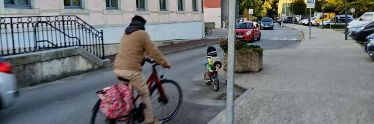 modes actifs en centre bourg